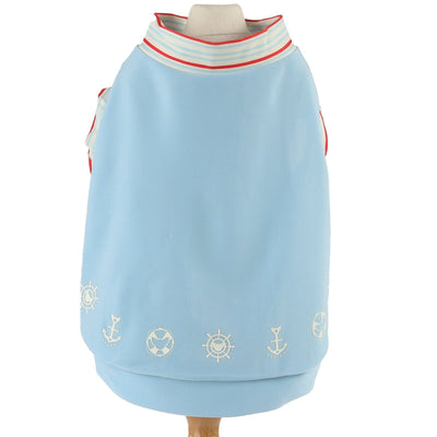 Sleeveless Rash Guard dog apparel from Toy Doggie, designed to protect from sun and keep dogs cool with SPF50 protection.